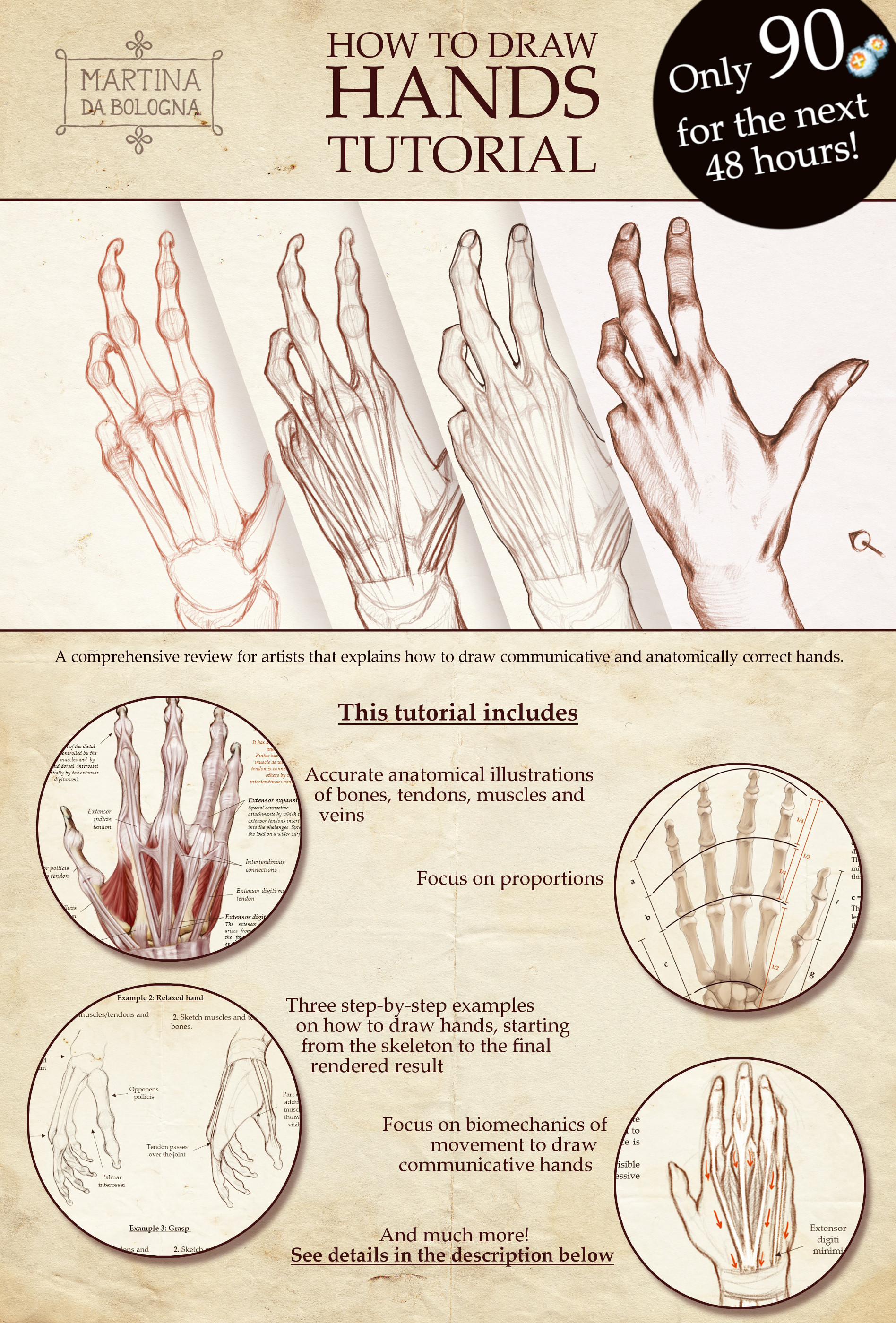How to Draw Hands Tutorial by MartinaDaBologna on DeviantArt