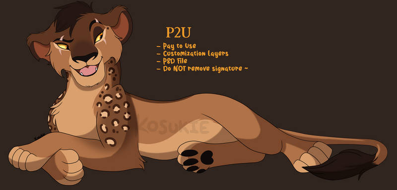TLK Adult Lioness 2 - P2U - Closed
