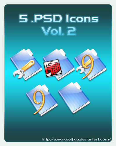5 .PSD Icons Vol. 2