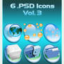 6 .PSD Icons Vol. 3