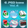 6 .PSD Icons Vol. 4