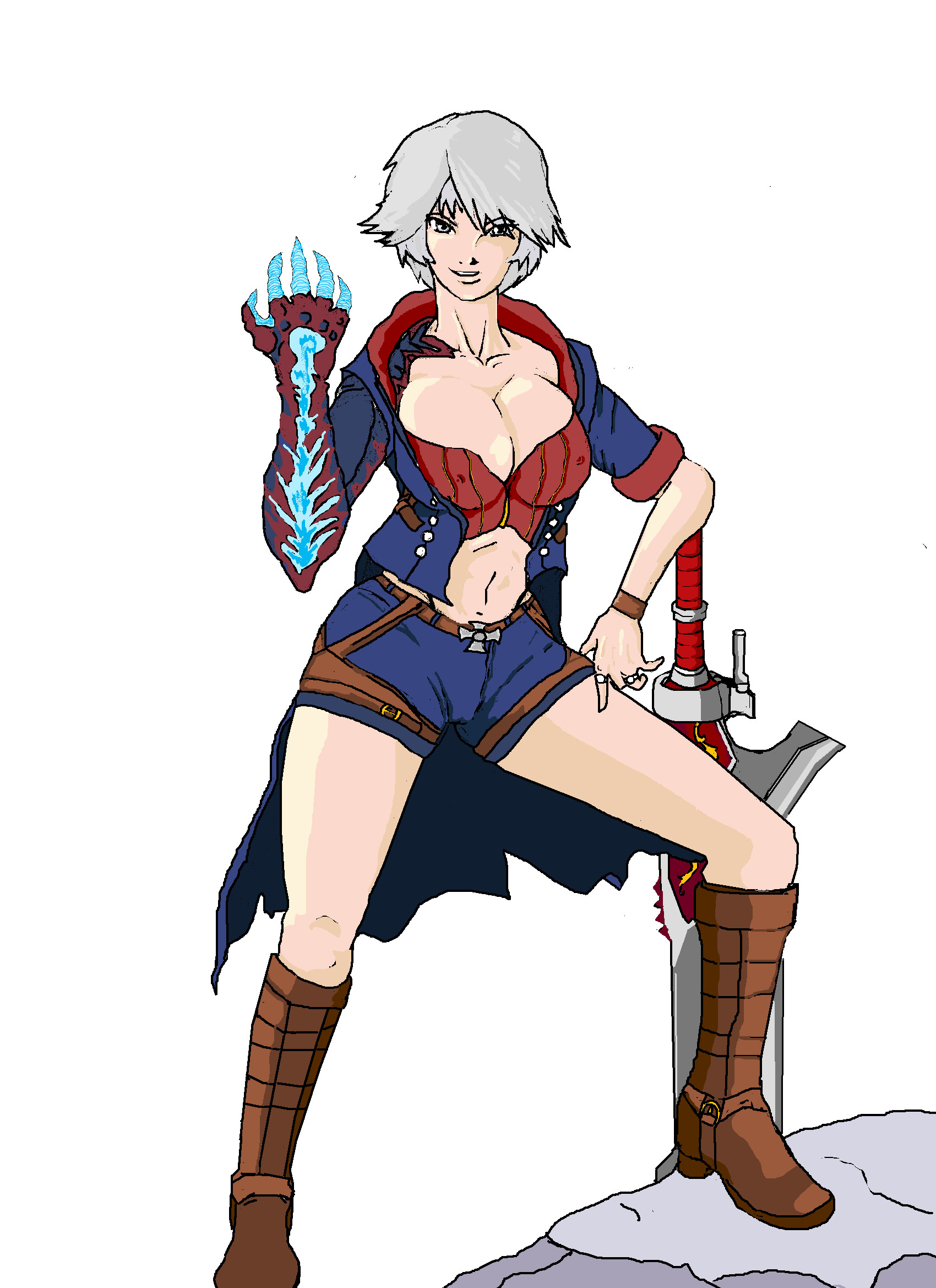 Nero (Devil May Cry 4) by Mrs-Sheppy on DeviantArt