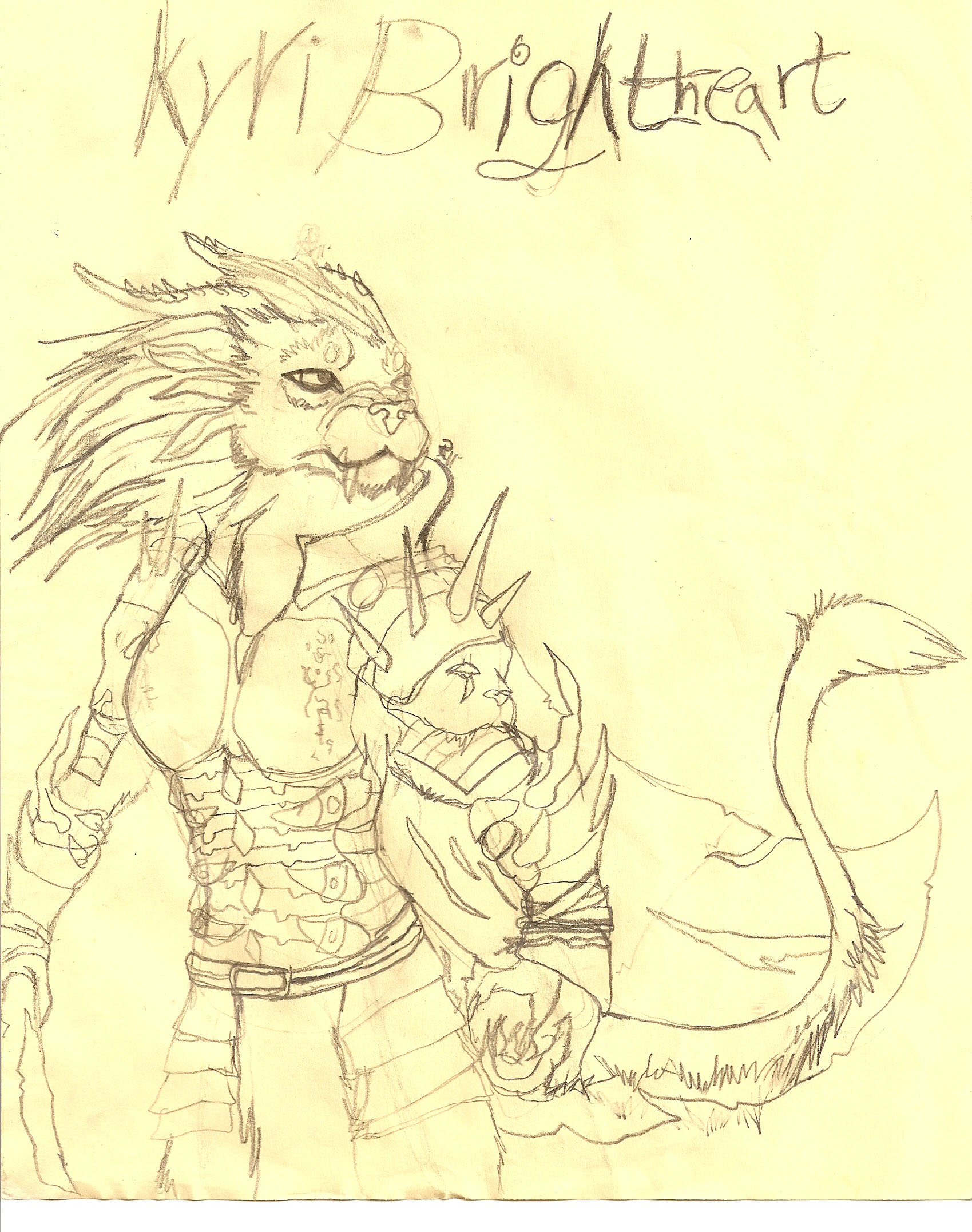 Kyri Brightheart sketch