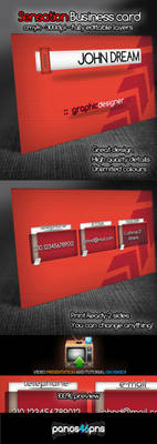 Sensation Business Card Free .psd