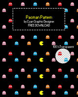 Pacman FREE Pattern by Cyan