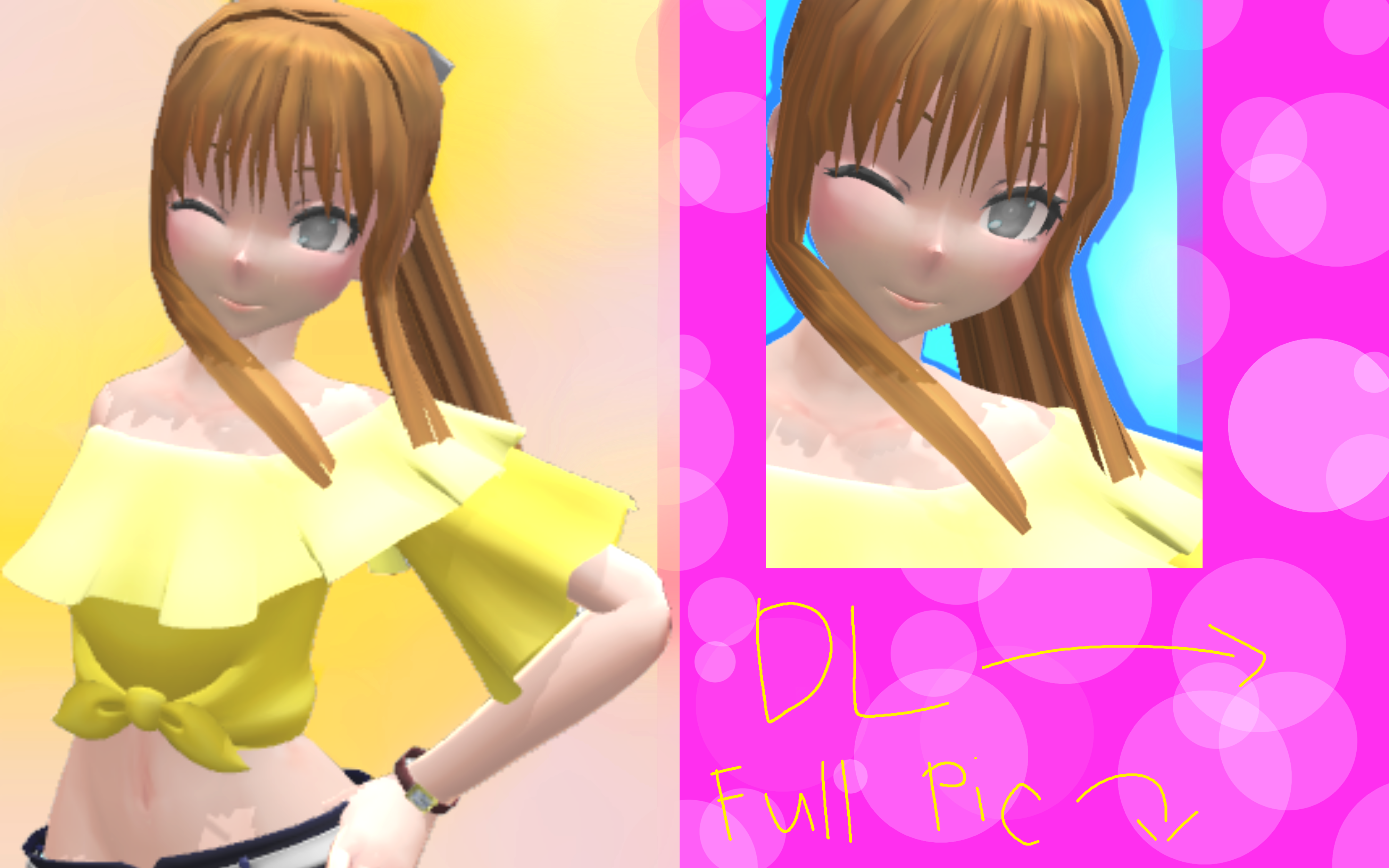 MMD Cute Summer Girl +DL [New Comer]