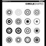 Circle Shapes I for Photoshop