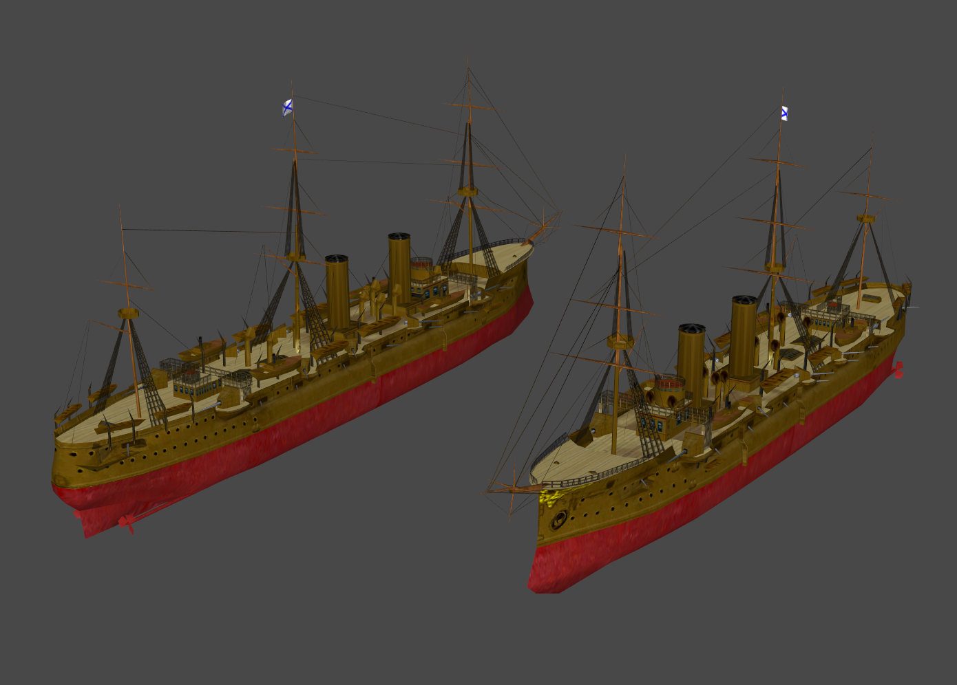 IRN Ryurvik (1st Rurik) armored cruiser (DG) by DigitalExplorations