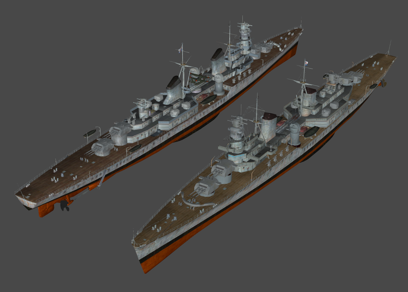 USSR Chapayev class light cruiser (REM) by DigitalExplorations on