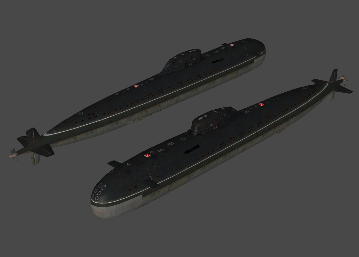 USSR Charlie class submarine (Cold Waters) by DigitalExplorations on
