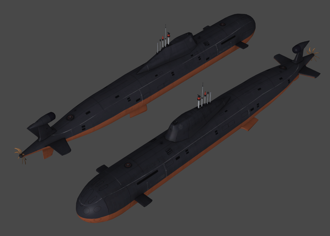 USSR Akula class submarine (NWAC) by DigitalExplorations on DeviantArt