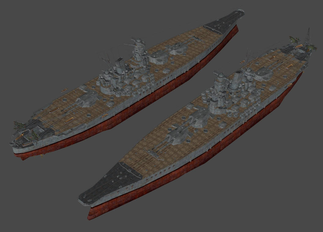 IJN Super Yamato BB new build ver (SH4 REM) by DigitalExplorations on