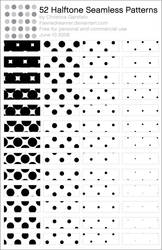 52 Halftone Patterns by Faeriedreamer