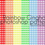 Gingham Rainbow Color PS Pattern
