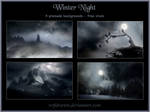 Winter Night backgrounds