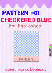 #1 Pattern Checkered Blue!