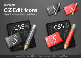 CSSEdit Black Icons