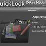 QuickLook X-RayMode Black