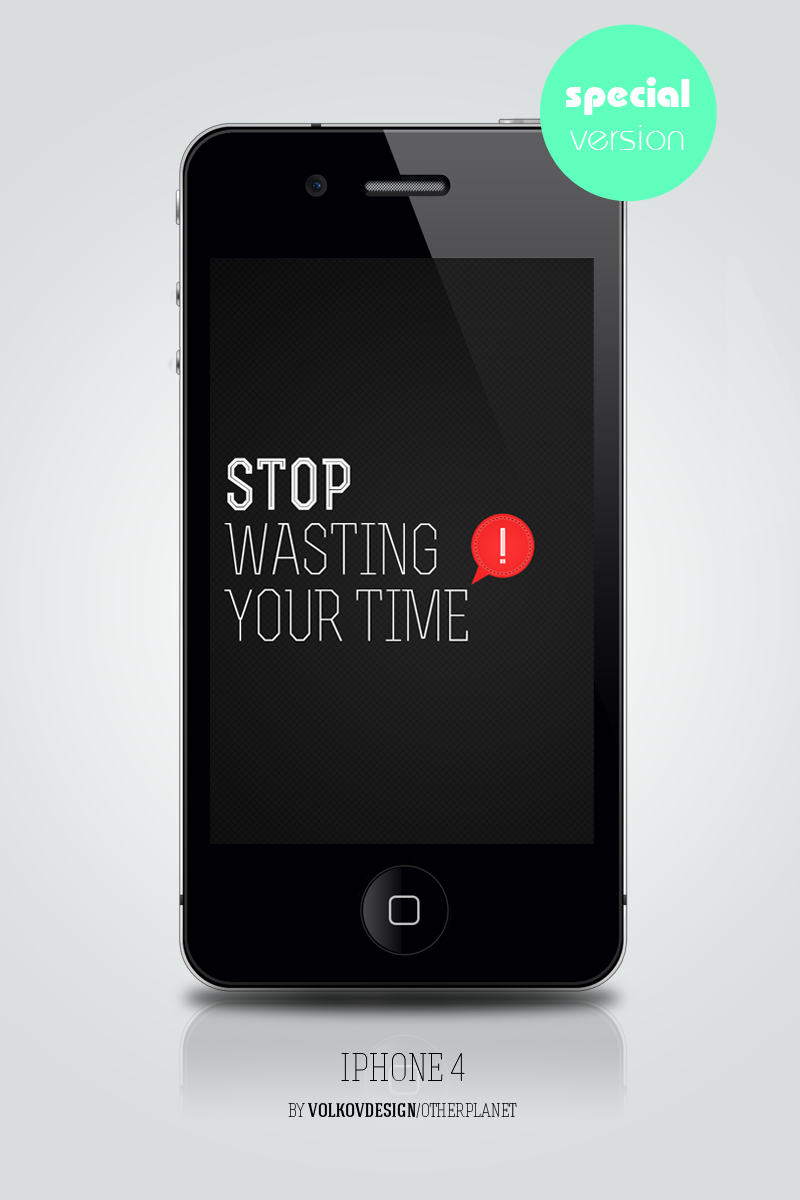 Stop wall for iPhone