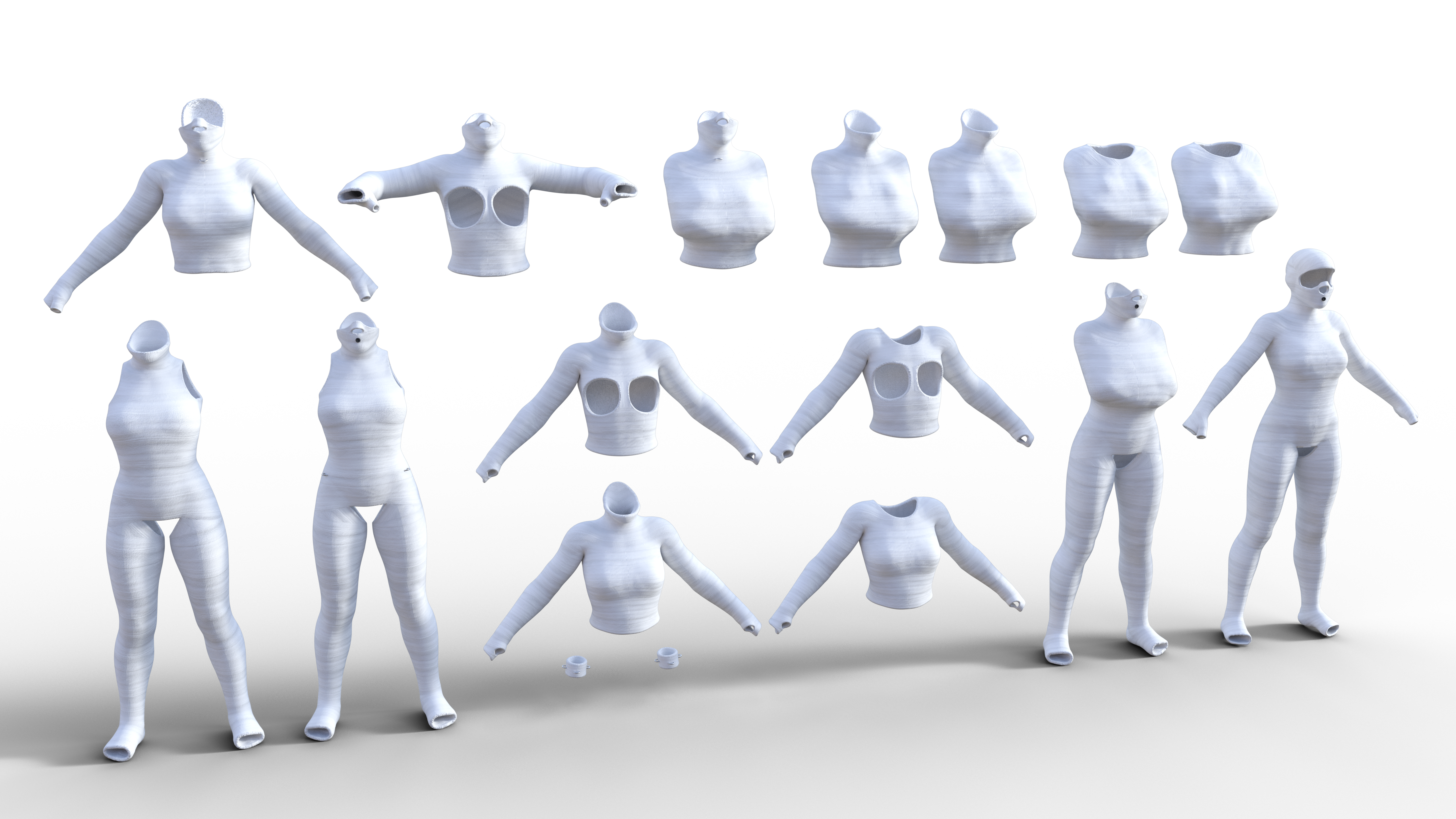 BDSM Cast Collection for Genesis 8 Female