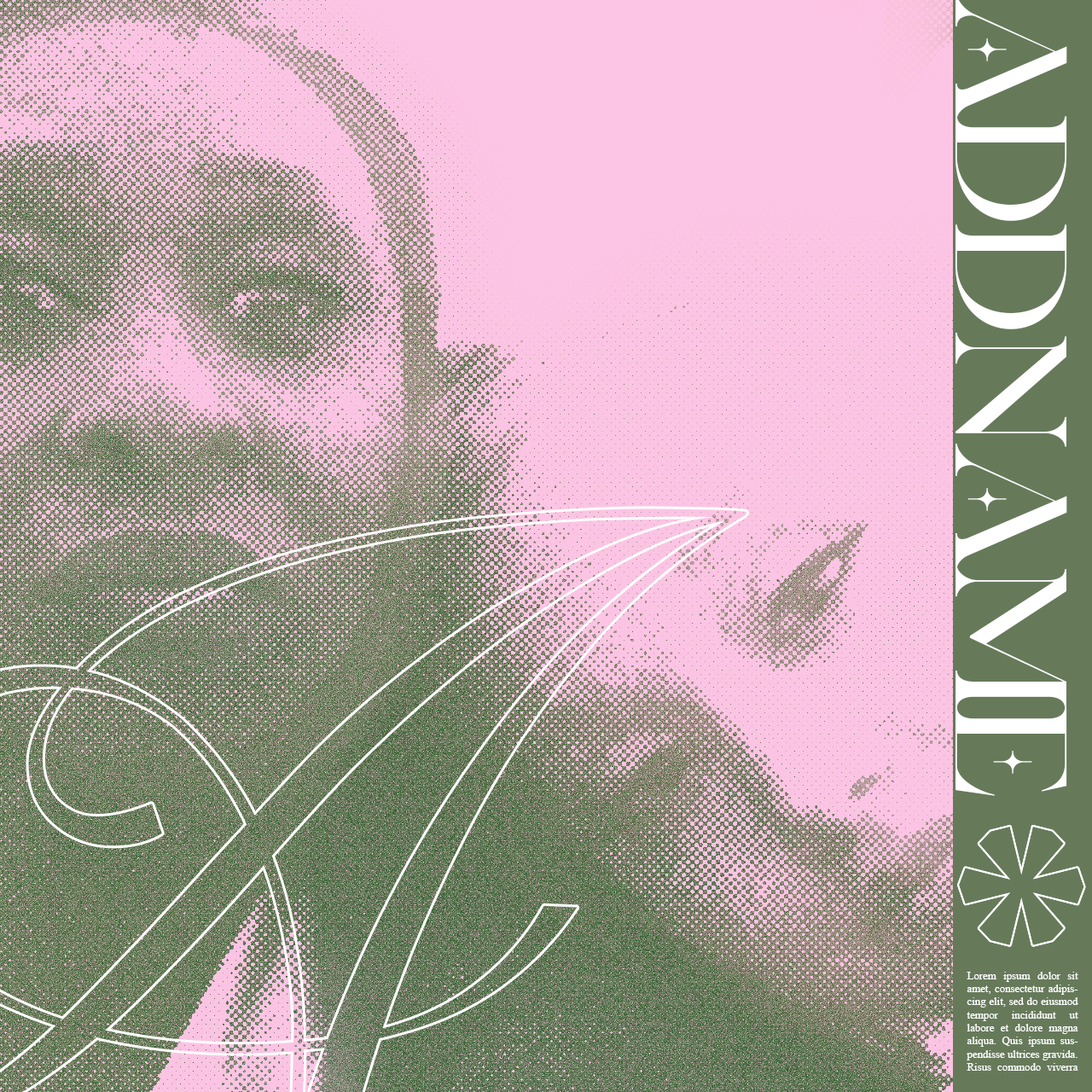 free album cover, template #2 , , @hiraethgr ! by hiraethgr on DeviantArt