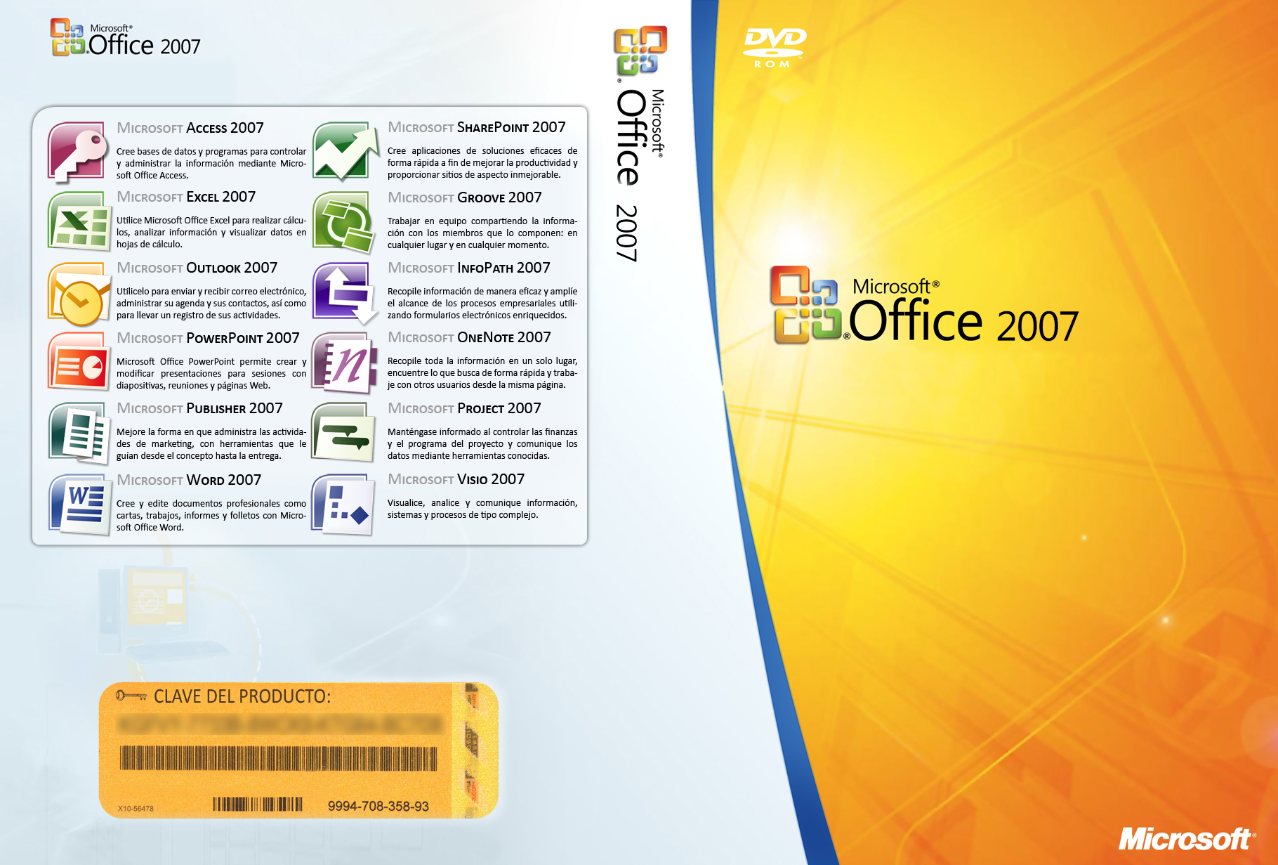 MSOffice 2007 Custom DVD Cover