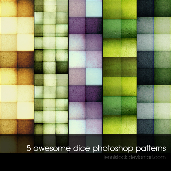 Dice patterns by JenniStock