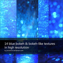 Blue bokeh