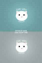 Cat you Wallpaper