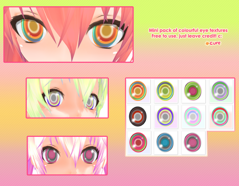 MMD: Colourful Eyes