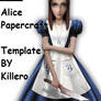 Alice Papercraft Template