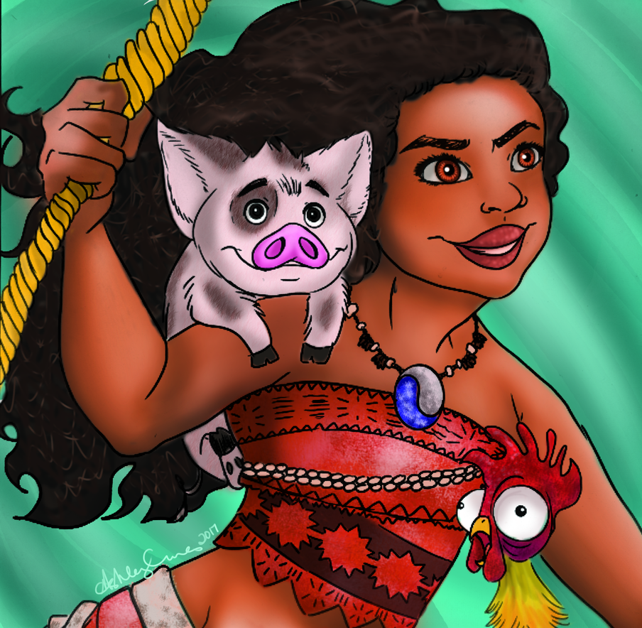 Moana Main Colors