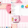 theme windows 7 ultimater  tema iconpackager Pink