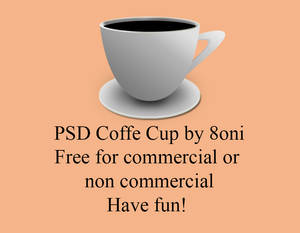 PSD Coffe Cup