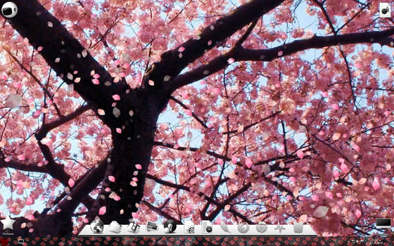 Akatsuki Cloud Taskbar Animated Rainmeter Skin