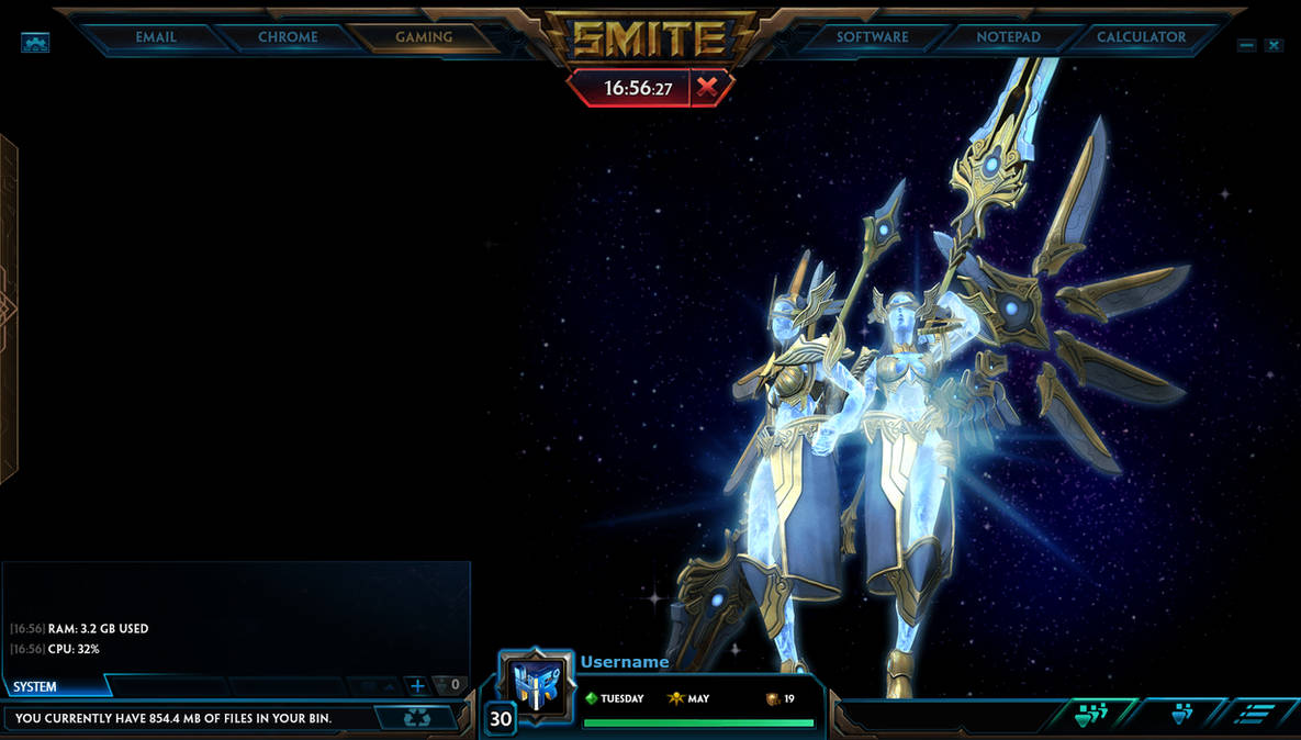 SMITE Interface Rainmeter Skin (1080) by Feadern on DeviantArt