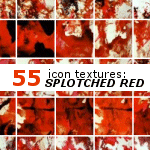 Icon Textures: Splotched Red