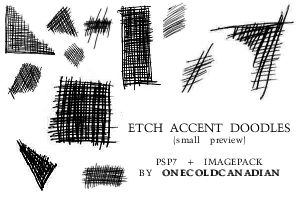 Etchy Accent Doodles
