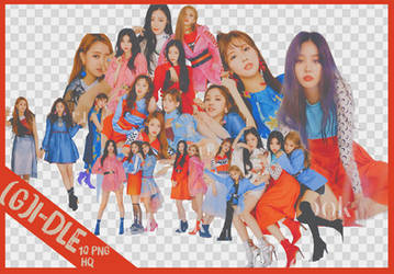 #20 Pack Render (G)I-DLE - 1st Look magazine