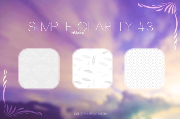 Simple Clarity #3 {Patterns}