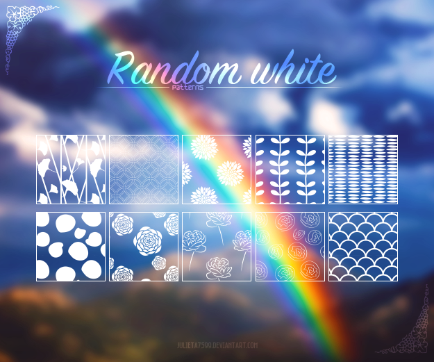 Random White {Patterns}