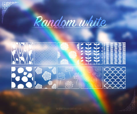 Random White {Patterns}