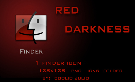 red darkness finder icon by cooliojulio