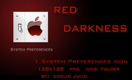 red darkness system pref icon