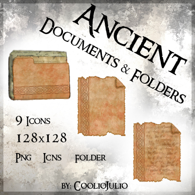 Ancient Documents and Folders by cooliojulio