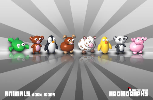 Archigraphs Animal Dock Icons