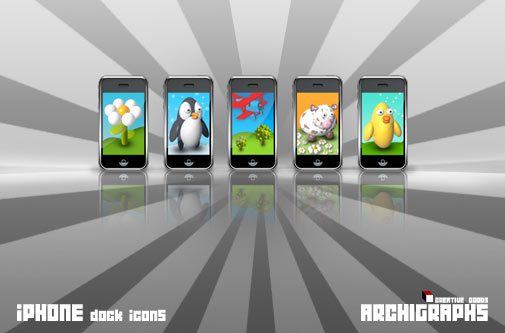 Archigraphs iPhone Dock Icons