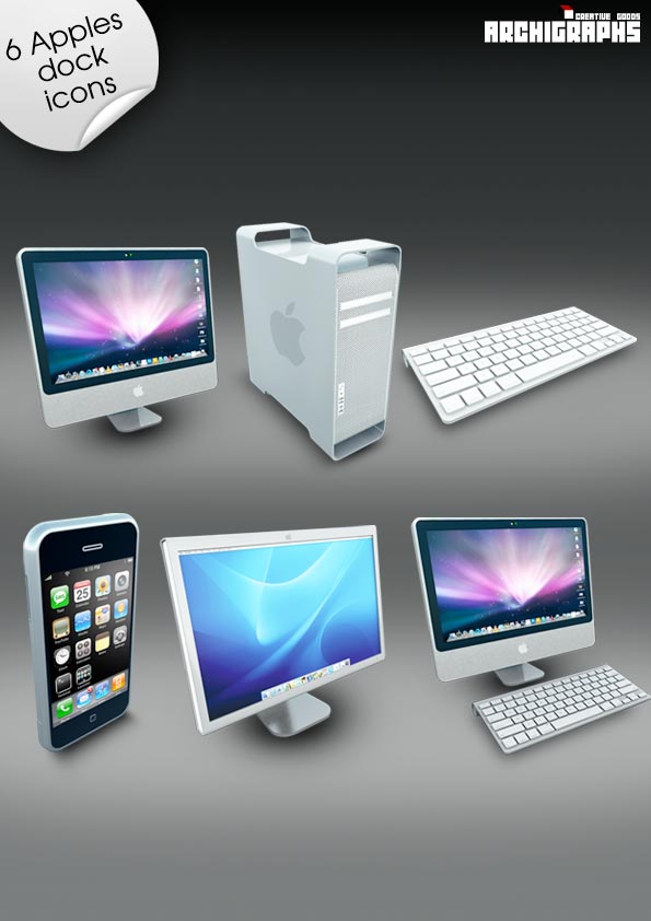 Archigraphs Apples Dock Icons