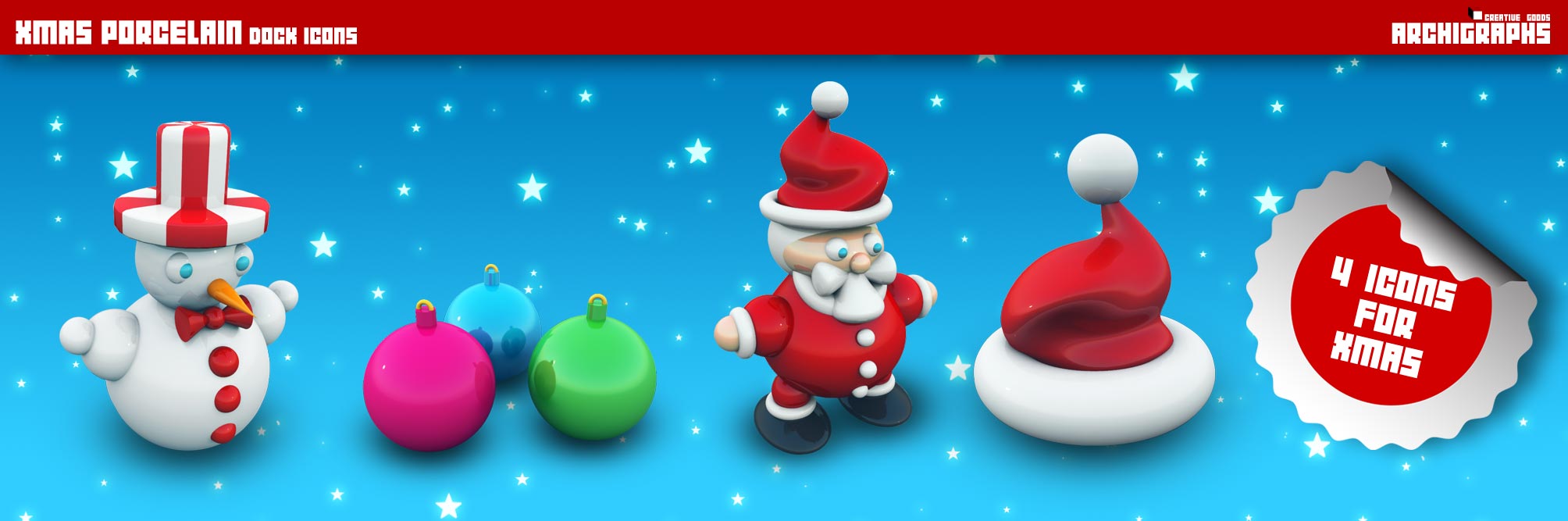 Archigraphs Xmas Icons by Cyberella74