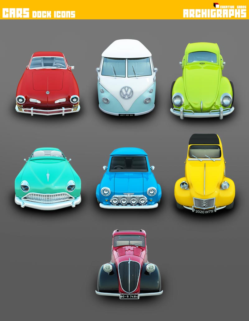 Archigraphs Cars Icons